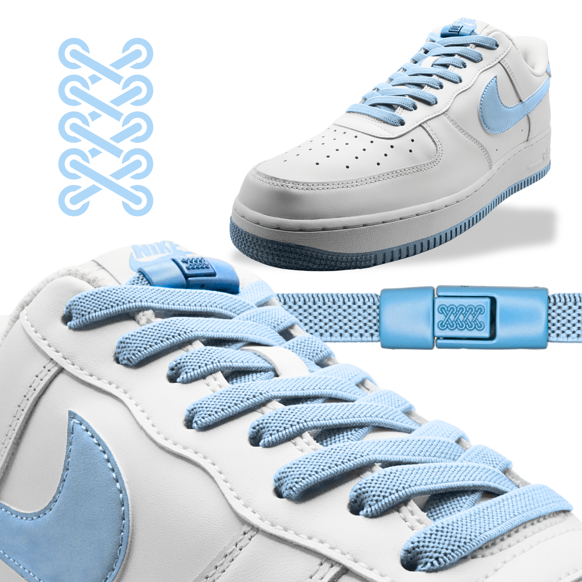 Flat Elastic Shoelaces - LaceLinks