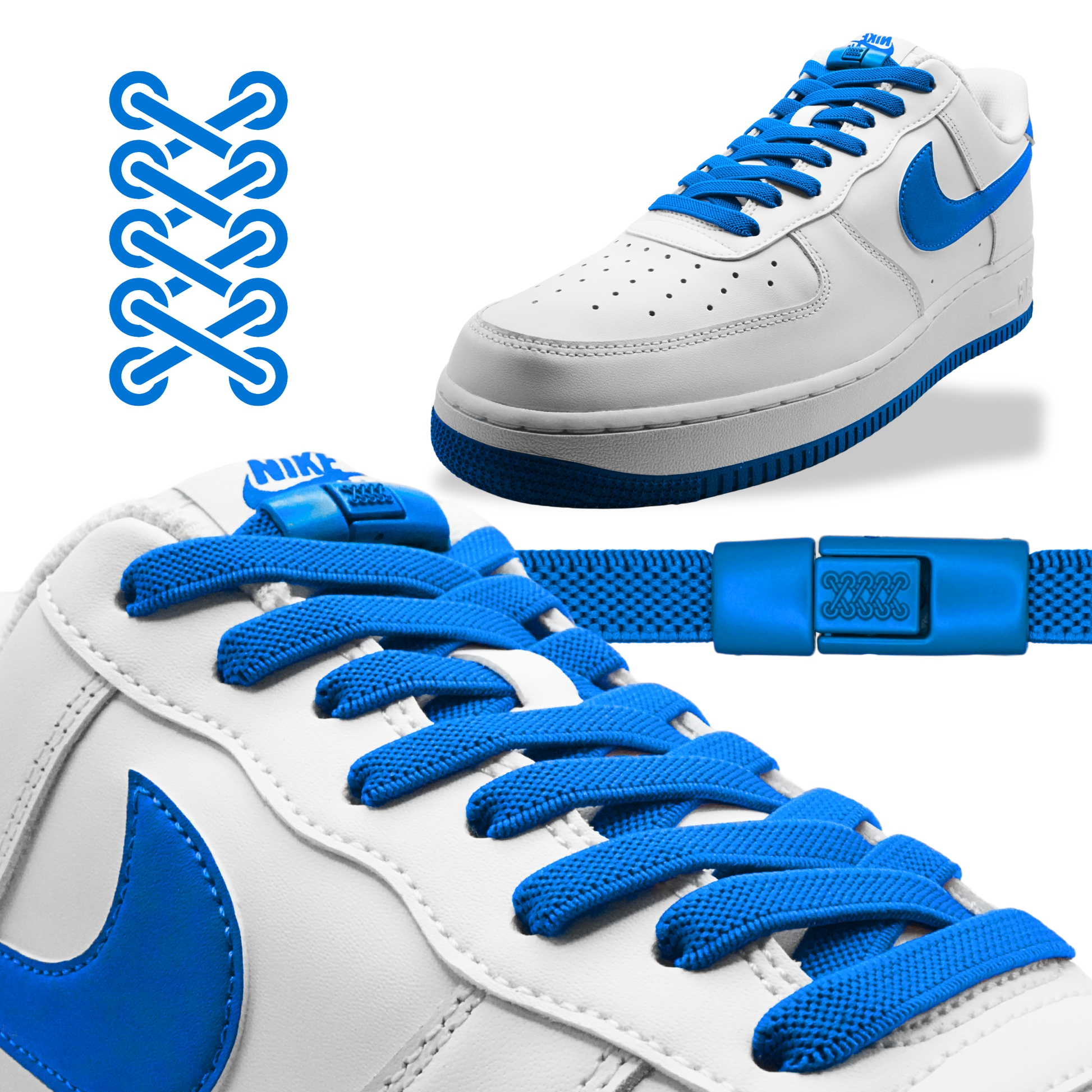 Flat Elastic Shoelaces - LaceLinks