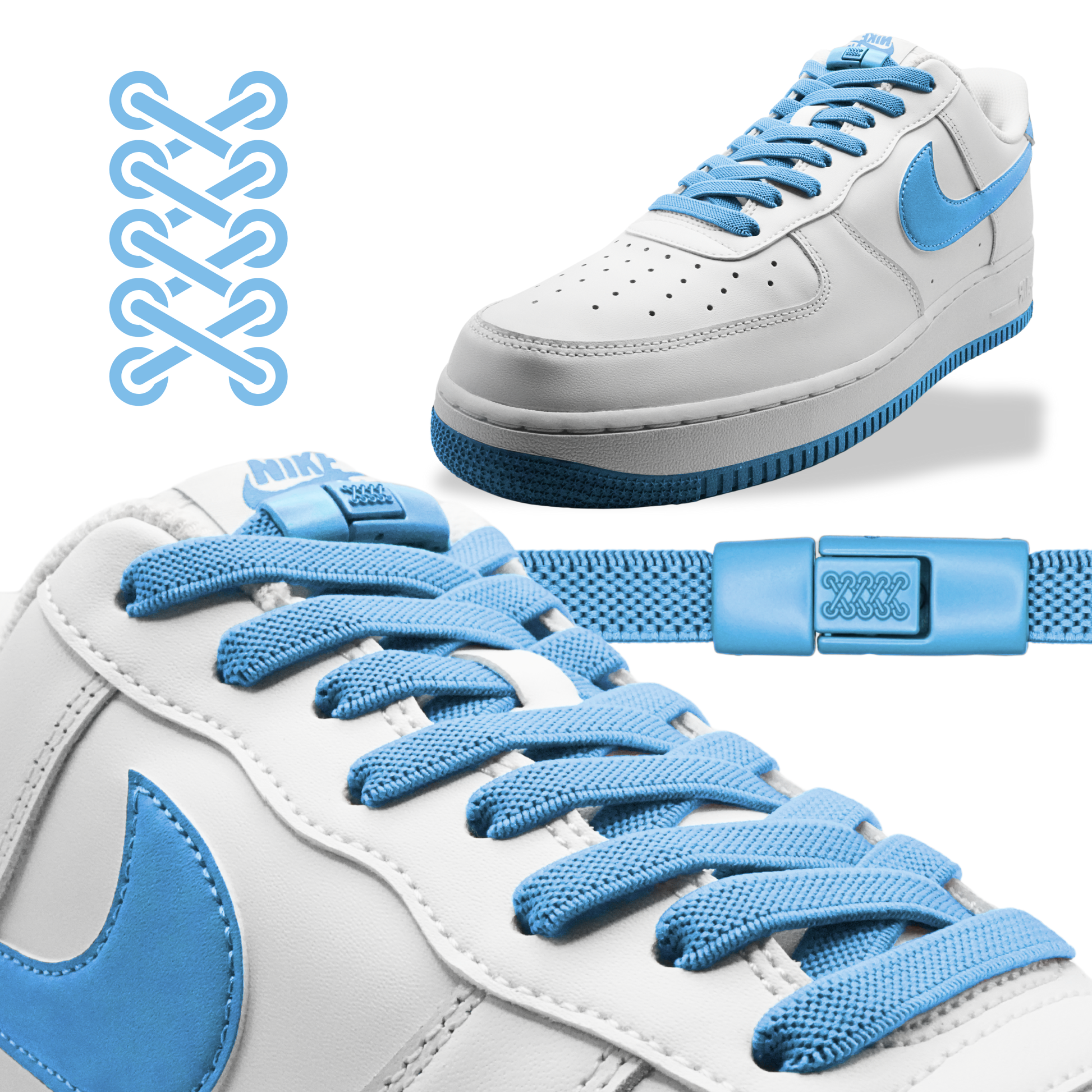 Flat Elastic Shoelaces - LaceLinks