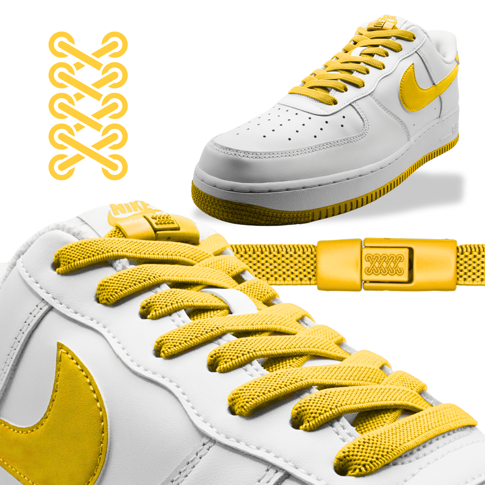 Flat Elastic Shoelaces - LaceLinks